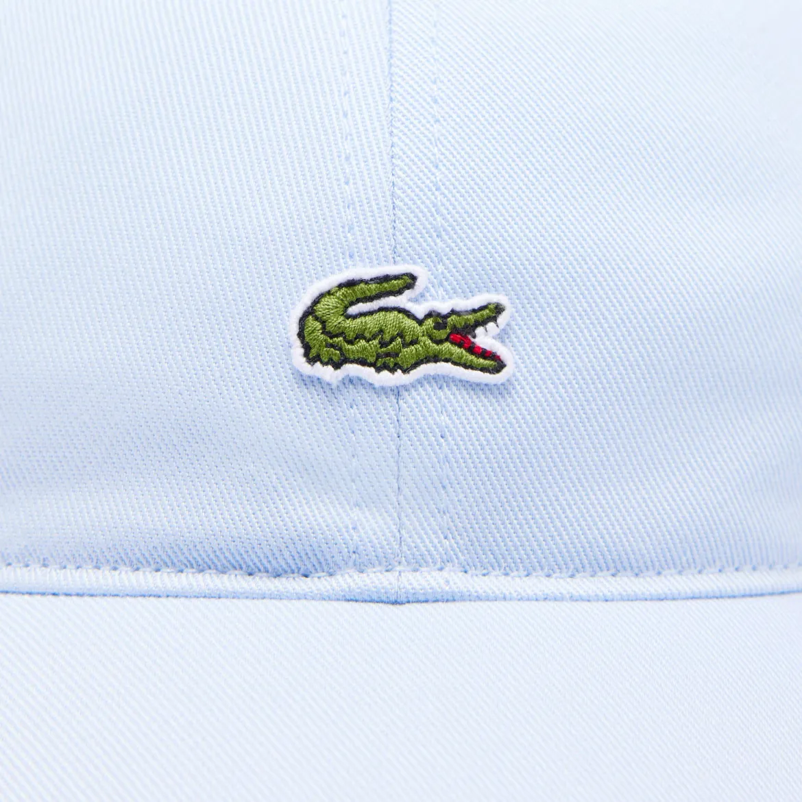 Lacoste miesten lippis Cotton Twill Cap With Croc, vaaleansininen