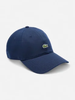 Lacoste miesten lippis, COTTON TWILL CAP WITH CROC Tummansininen