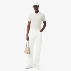 Lacoste miesten lippis Cotton Twill Cap With Croc, valkoinen