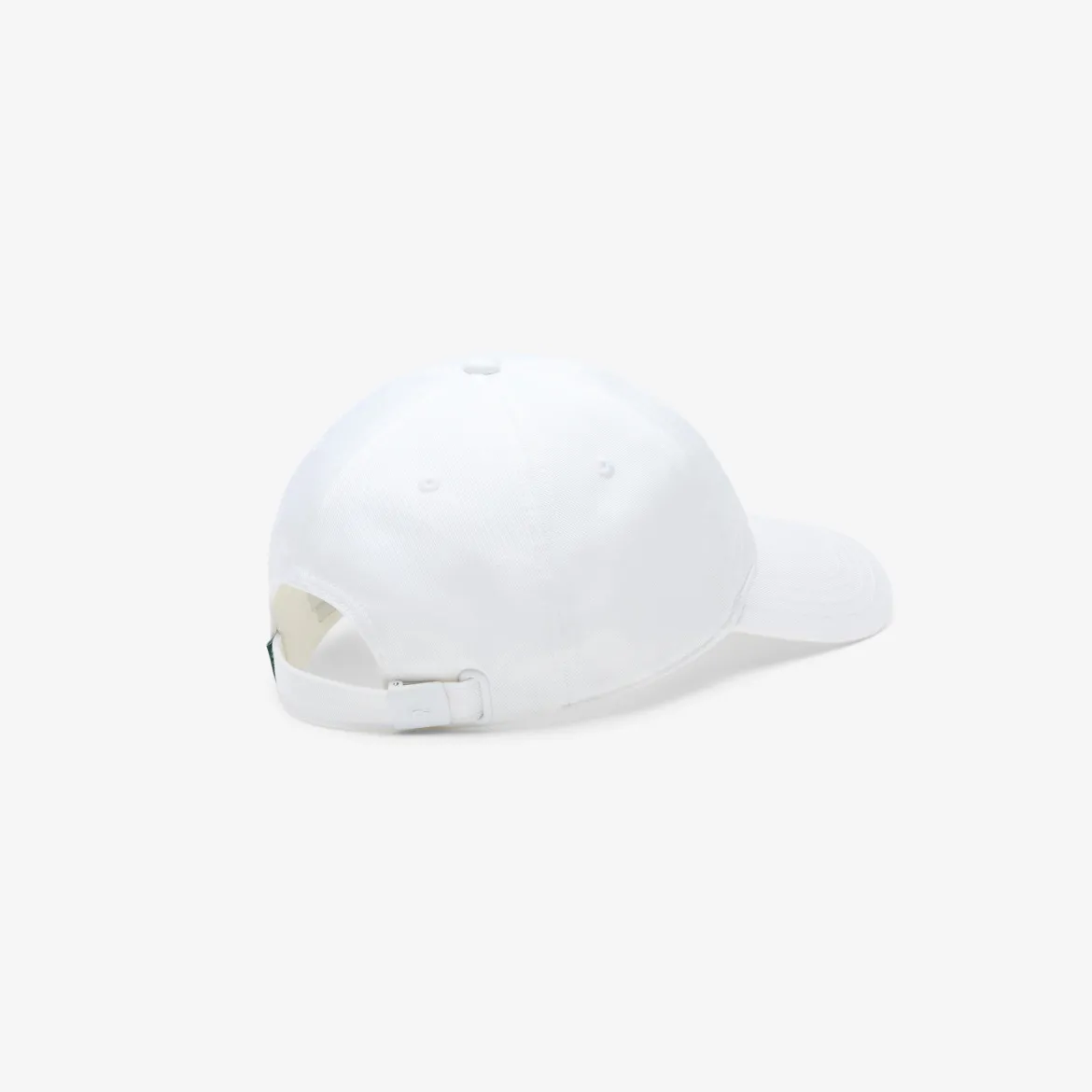 Lacoste miesten lippis Cotton Twill Cap With Croc, valkoinen
