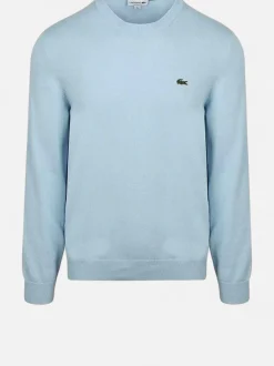 Lacoste miesten neulepaita Regular Fit Crew Neck Sweater, vaaleansininen
