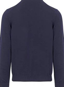 Lacoste miesten neulepusero Merino Wool Crew Neck Sweater, tummansininen