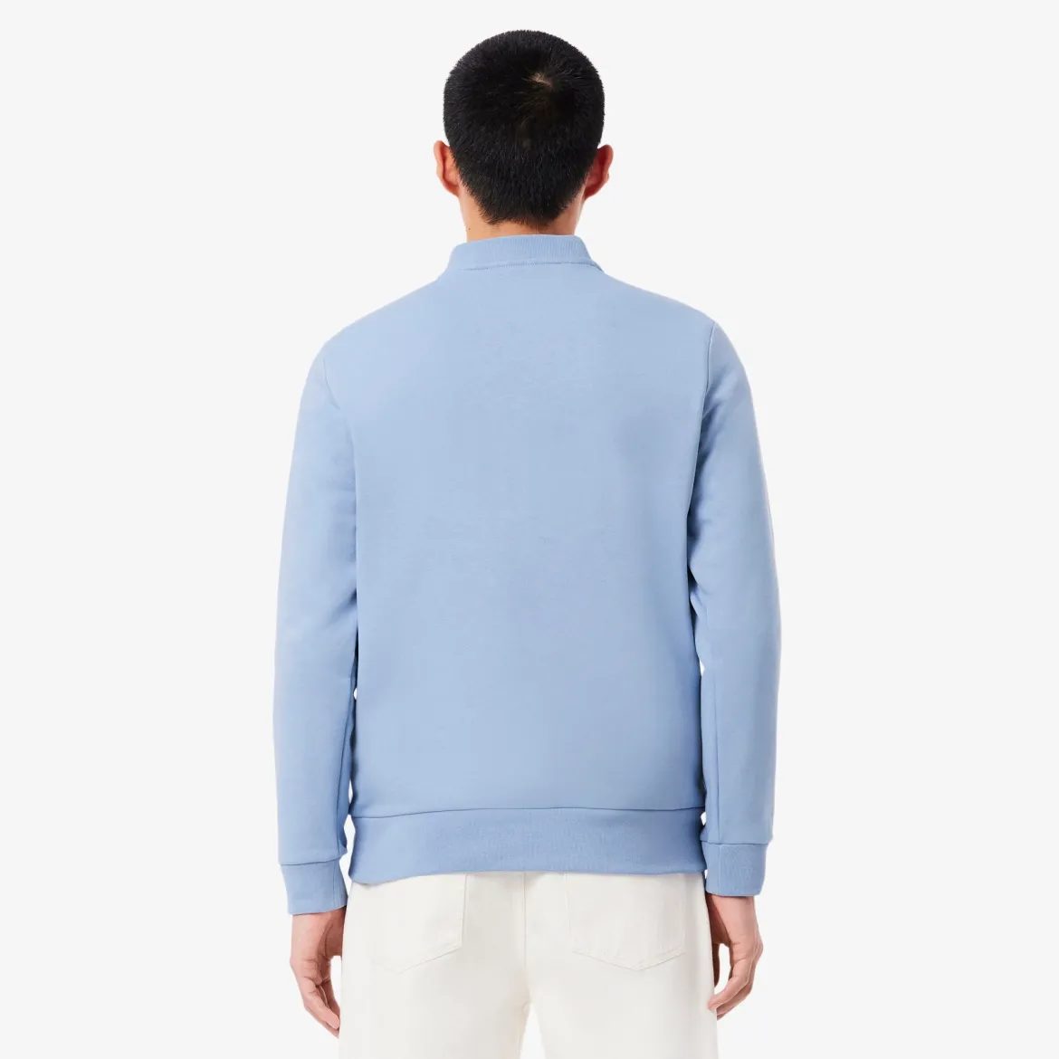 Lacoste miesten neulepusero Brushed Cotton Fleex Jogger Sweatshirt, vaaleansininen