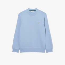 Lacoste miesten neulepusero Brushed Cotton Fleex Jogger Sweatshirt, vaaleansininen