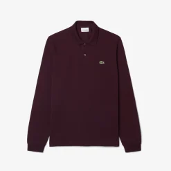 Lacoste miesten pikeepaita L.12.12, viininpunainen
