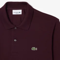 Lacoste miesten pikeepaita L.12.12, viininpunainen