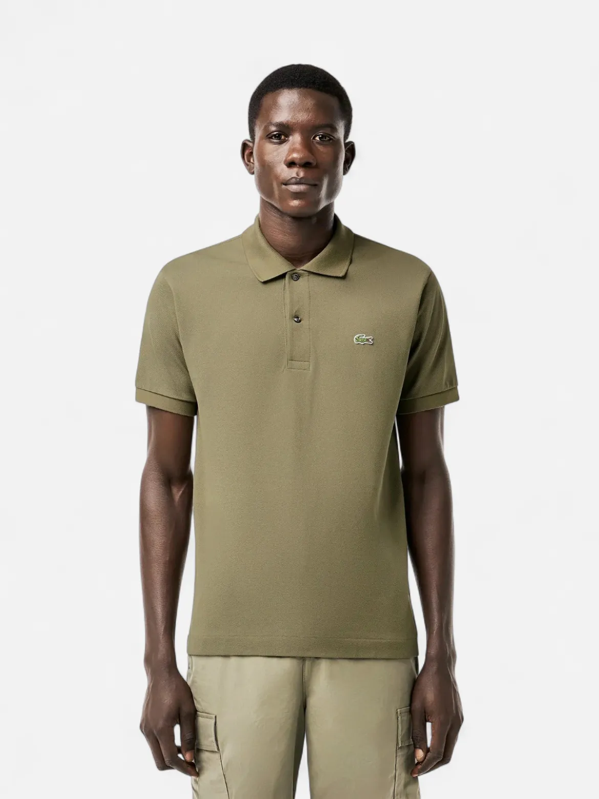 Lacoste Miesten Pikeepaita, ORIGINAL L1212 POLO NOS Armeijanvihreä
