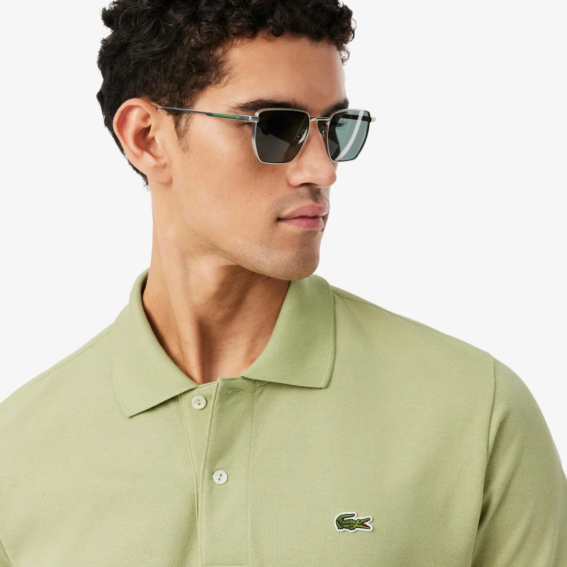 Lacoste miesten pikeepaita Original L1212 Polo, omenanvihreä