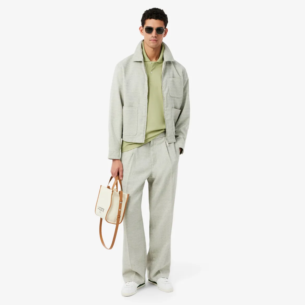 Lacoste miesten pikeepaita Original L1212 Polo, omenanvihreä