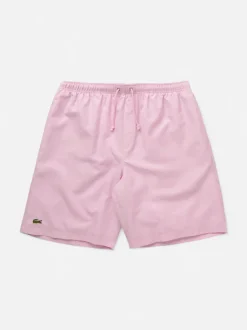 Lacoste miesten shortsit Light Weight Diamond Taffeta Shorts, vaaleanpunainen