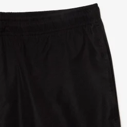 Lacoste miesten shortsit Light Weight Diamond Taffeta Shorts, musta
