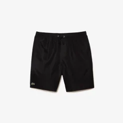 Lacoste miesten shortsit Light Weight Diamond Taffeta Shorts, musta