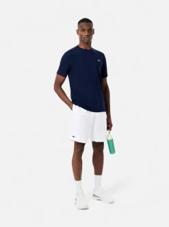 Lacoste miesten shortsit Light Weight Diamond Taffeta Shorts, valkoinen
