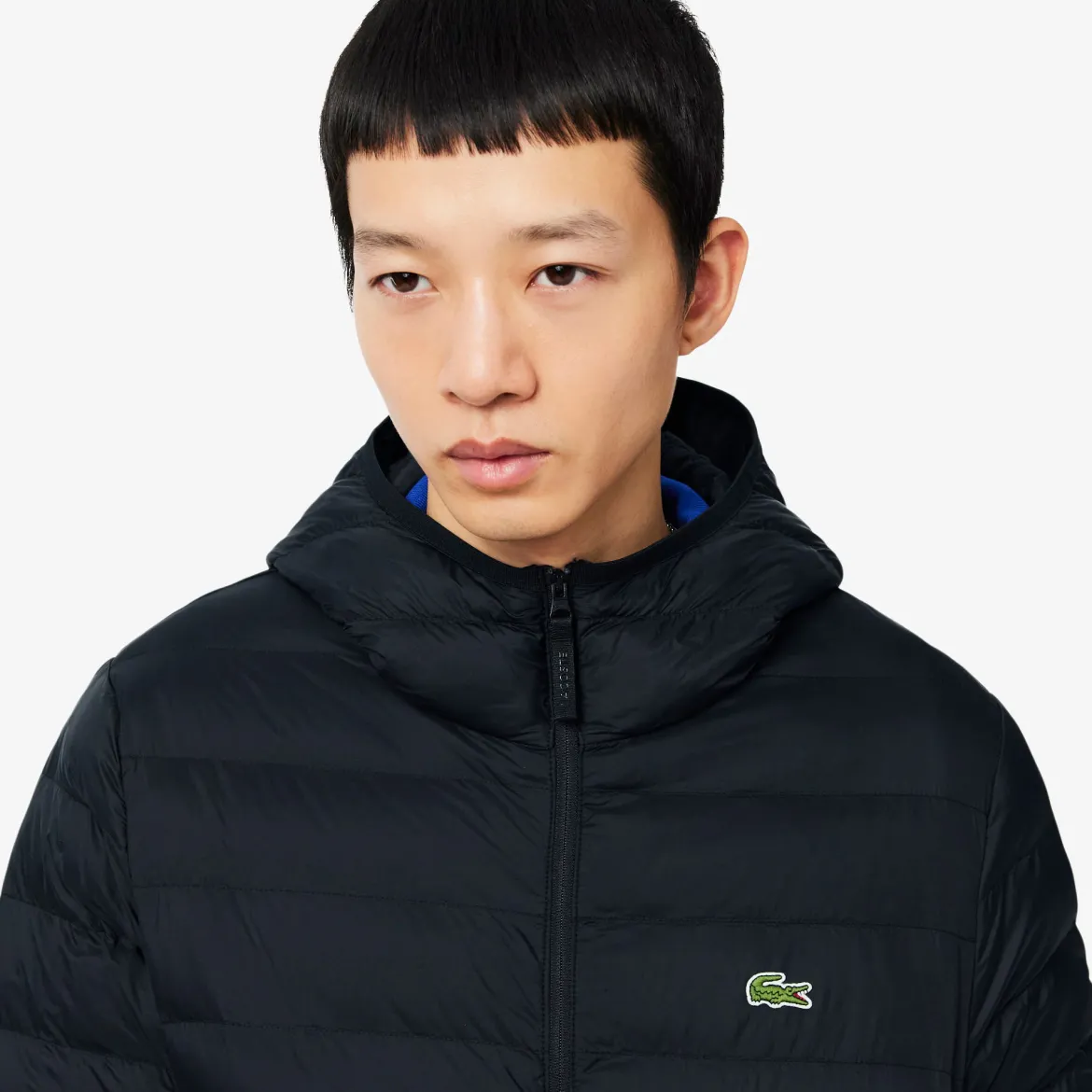 Lacoste miesten takki Lightweight Water Repellent Ripstop, musta