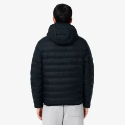 Lacoste miesten takki Lightweight Water Repellent Ripstop, musta