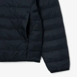 Lacoste miesten takki Lightweight Water Repellent Ripstop, musta