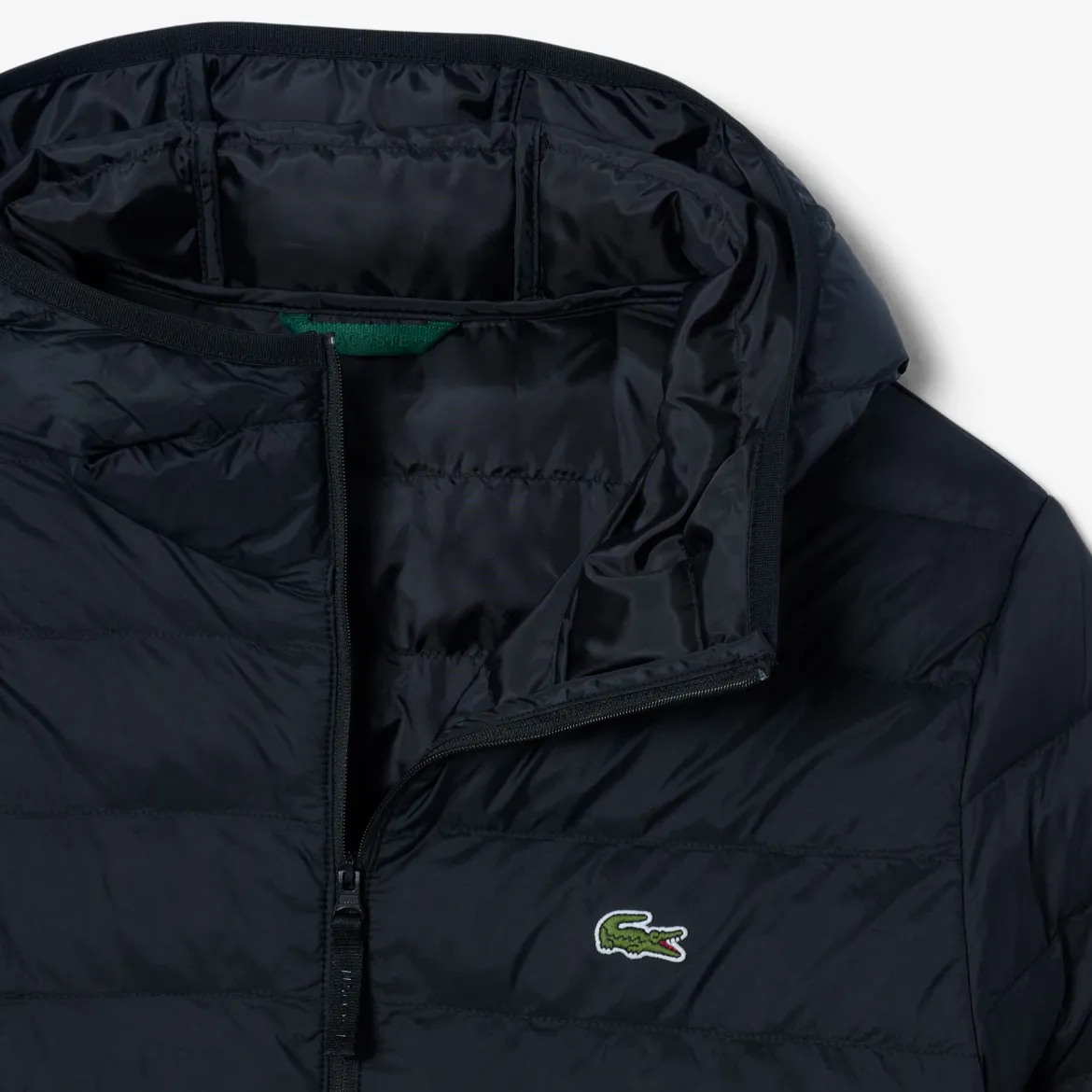 Lacoste miesten takki Lightweight Water Repellent Ripstop, musta