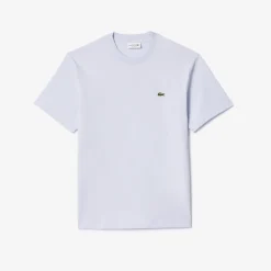 Lacoste Miesten T-Paita, MID WEIGHT COTTON JERSEY T-SHIRT NOS Vaaleansininen