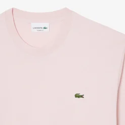 Lacoste miesten t-paita Mid Weight Cotton Jersey T-shirt, vaaleanpunainen