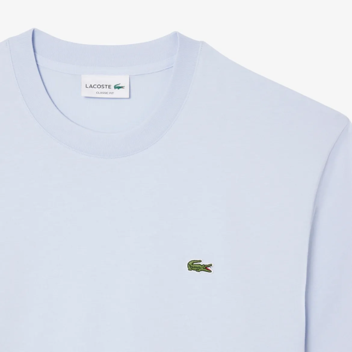Lacoste miesten t-paita Mid Weight Cotton Jersey T-shirt, vaaleansininen