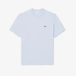 Lacoste miesten t-paita Mid Weight Cotton Jersey T-shirt, vaaleansininen