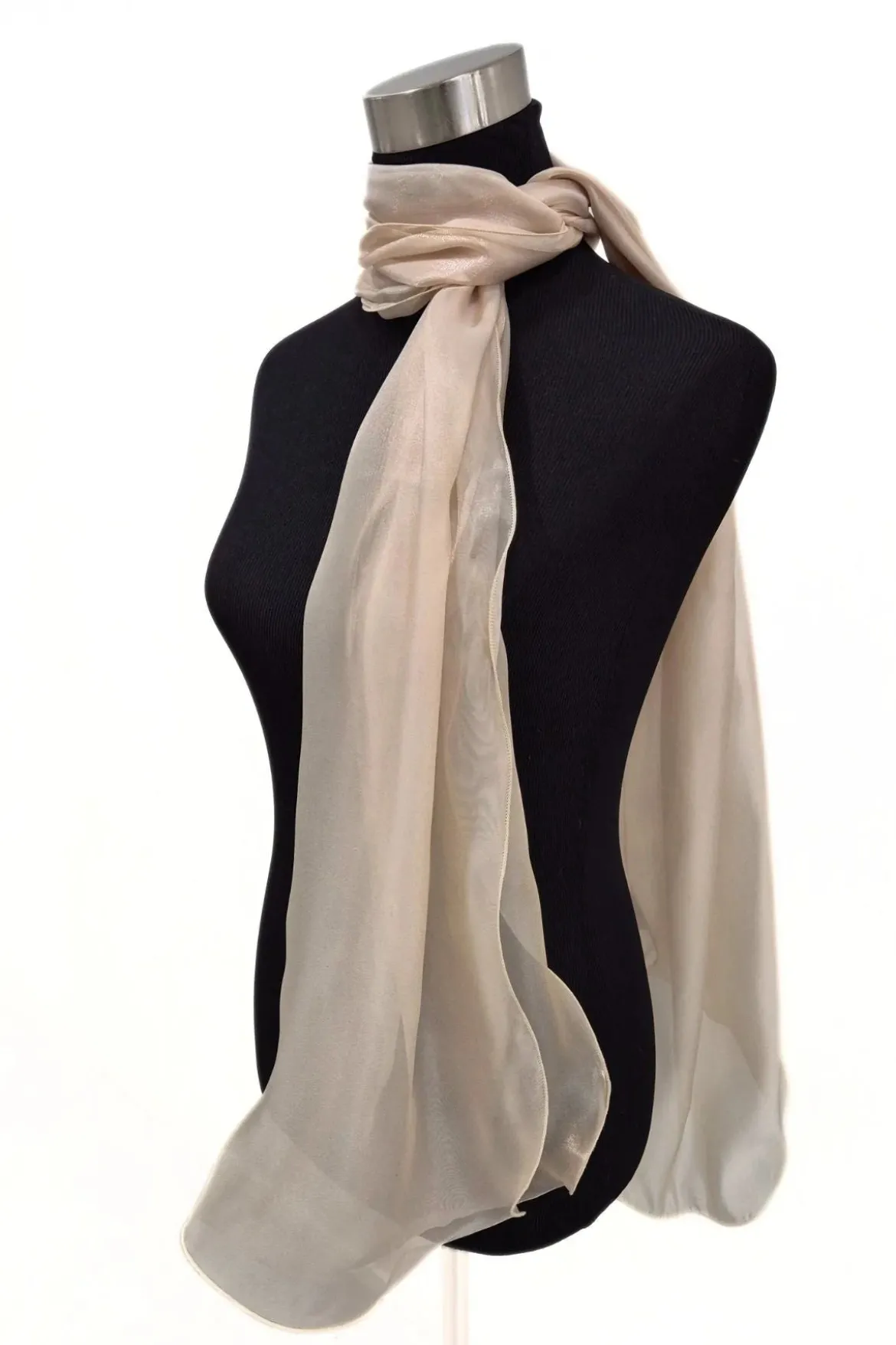 Lasessor juhlahuivi Eleea, vaalea beige