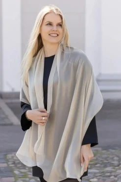 Lasessor juhlahuivi Eleea, vaalea beige