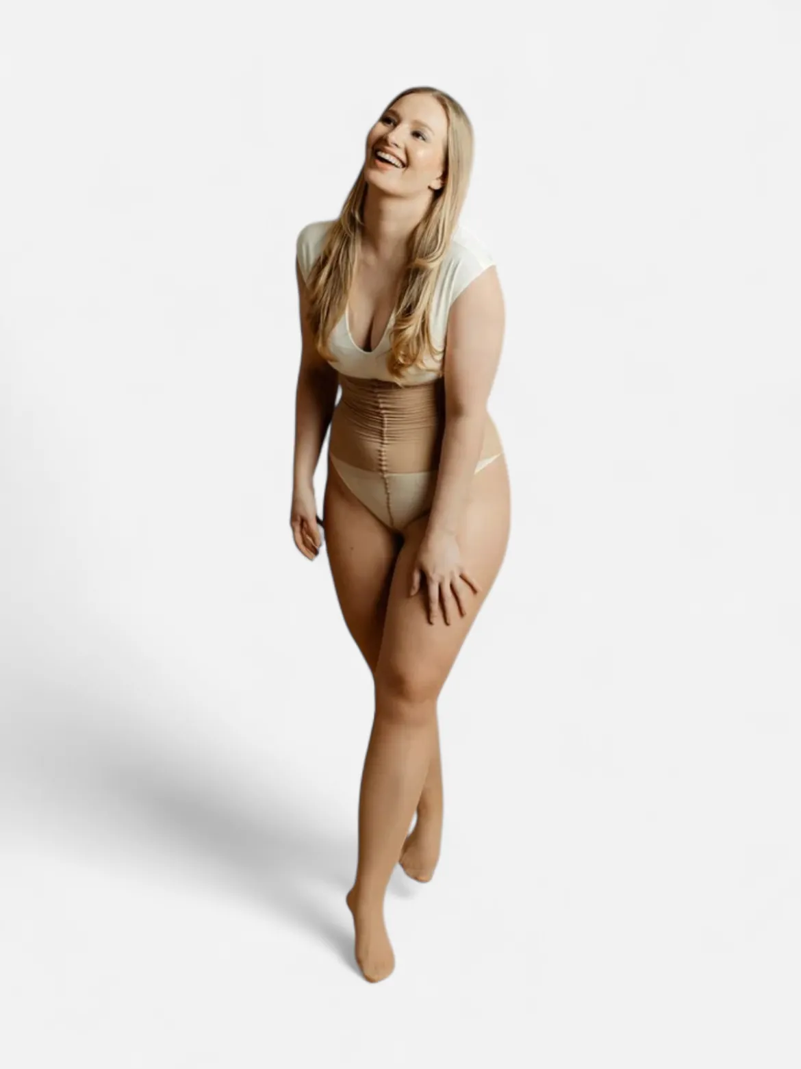 Luvby Naisten Sukkahousut, SHEERQUEEN 40 DEN Beige
