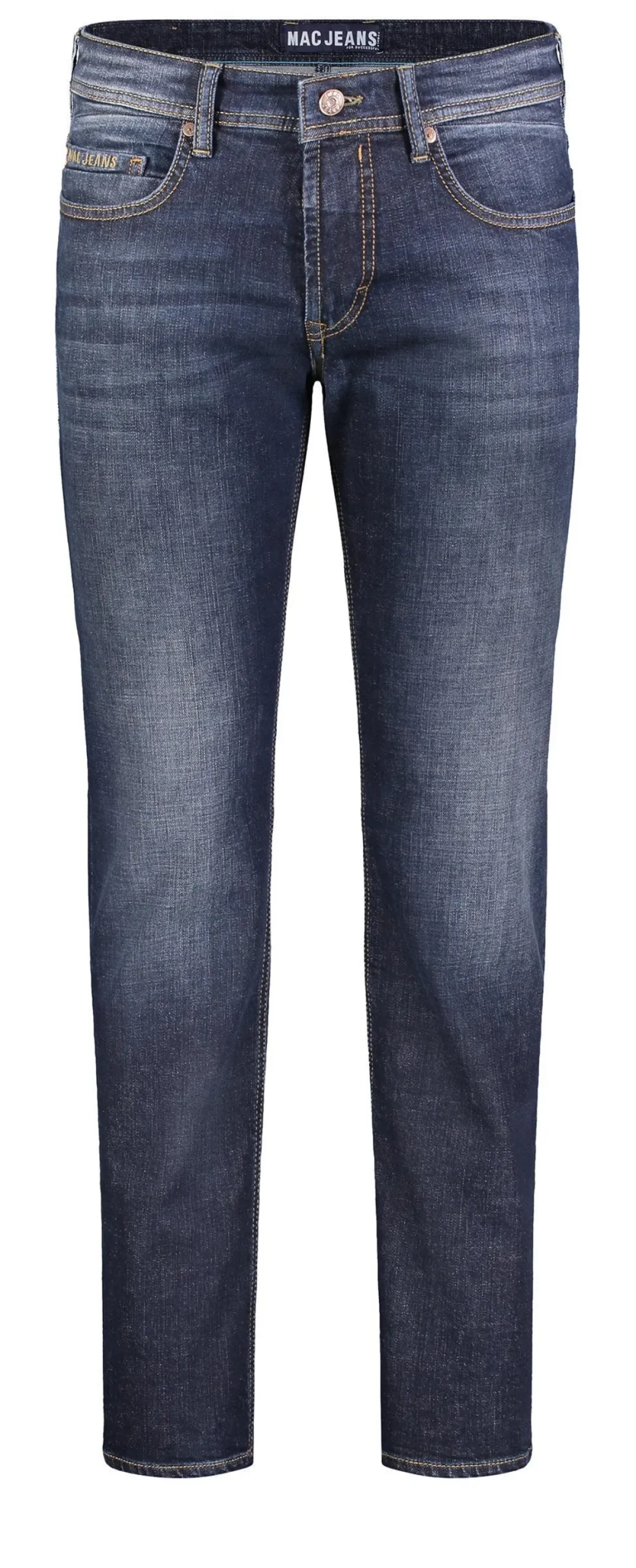 Mac miesten farkut, BEN REGULAR FIT AUTHENTIC DENIM Sininen, Indigo