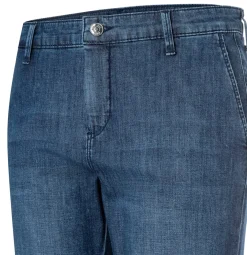 Mac naisten farkut Chino Turn Up, sininen indigo