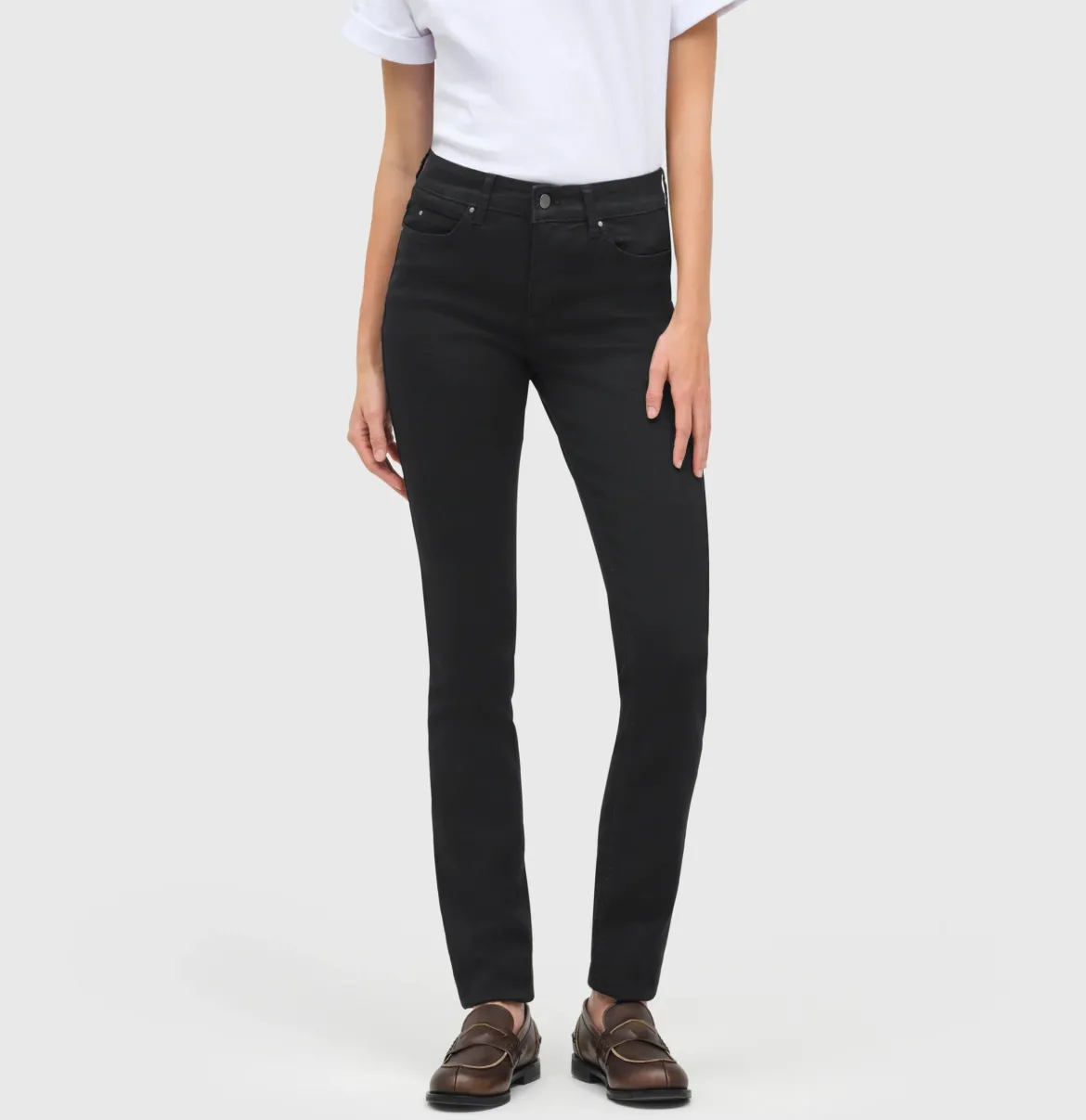 Mac naisten farkut Dream Skinny D999, Musta