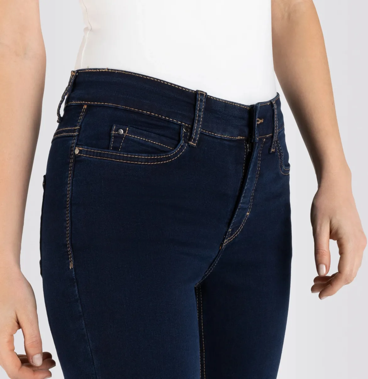 Mac naisten farkut Dream Skinny D826, tummansininen