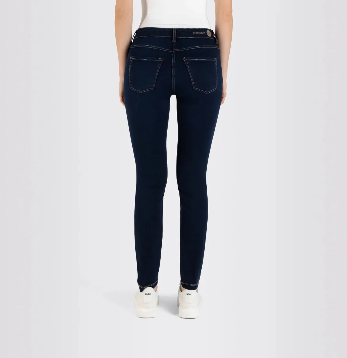 Mac naisten farkut Dream Skinny D826, tummansininen
