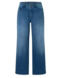 Mac naisten farkut Dream Wide Cropped, Indigo