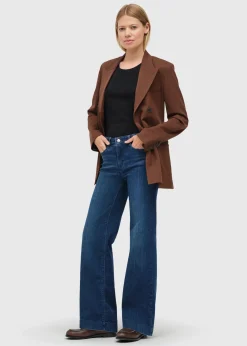 Mac Naisten Farkut Dream Wide Sininen, Indigo