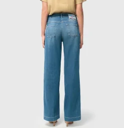 Mac naisten farkut Dream Wide Wonder Light, sininen indigo