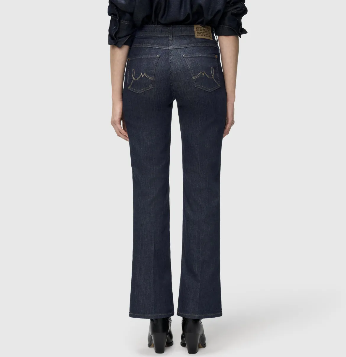 Mac naisten farkut, LAURA STRETCH DENIM Indigo