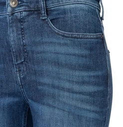 Mac naisten farkut Laura Stretch Denim, tummansininen