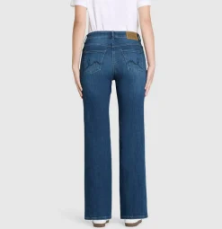 Mac naisten farkut Laura Stretch Denim, tummansininen