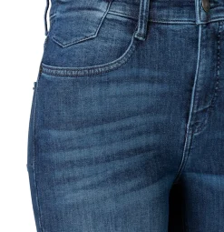 Mac naisten farkut Laura Stretch Denim, tummansininen