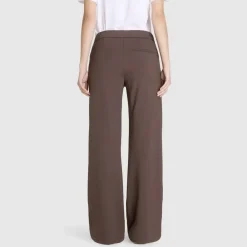 Mac naisten housut Chiara Long Pant, tummanruskea