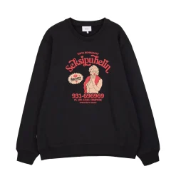 Makia collegepaita Kummeli Seksipuhelin Sweatshirt, musta