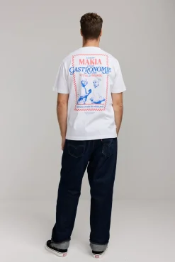 Makia Kummeli Gastronomie T-shirt, valkoinen