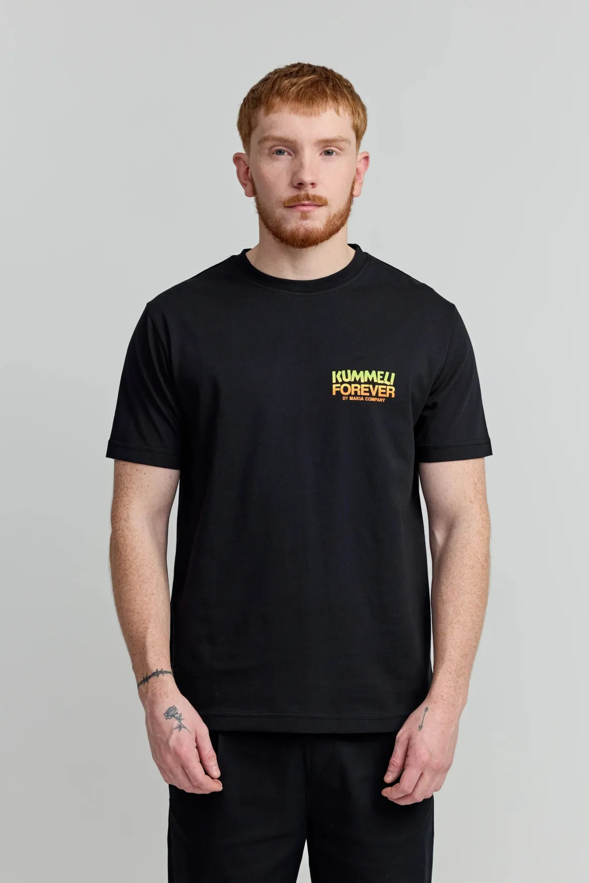 Makia Kummeli Heikki T-shirt, musta
