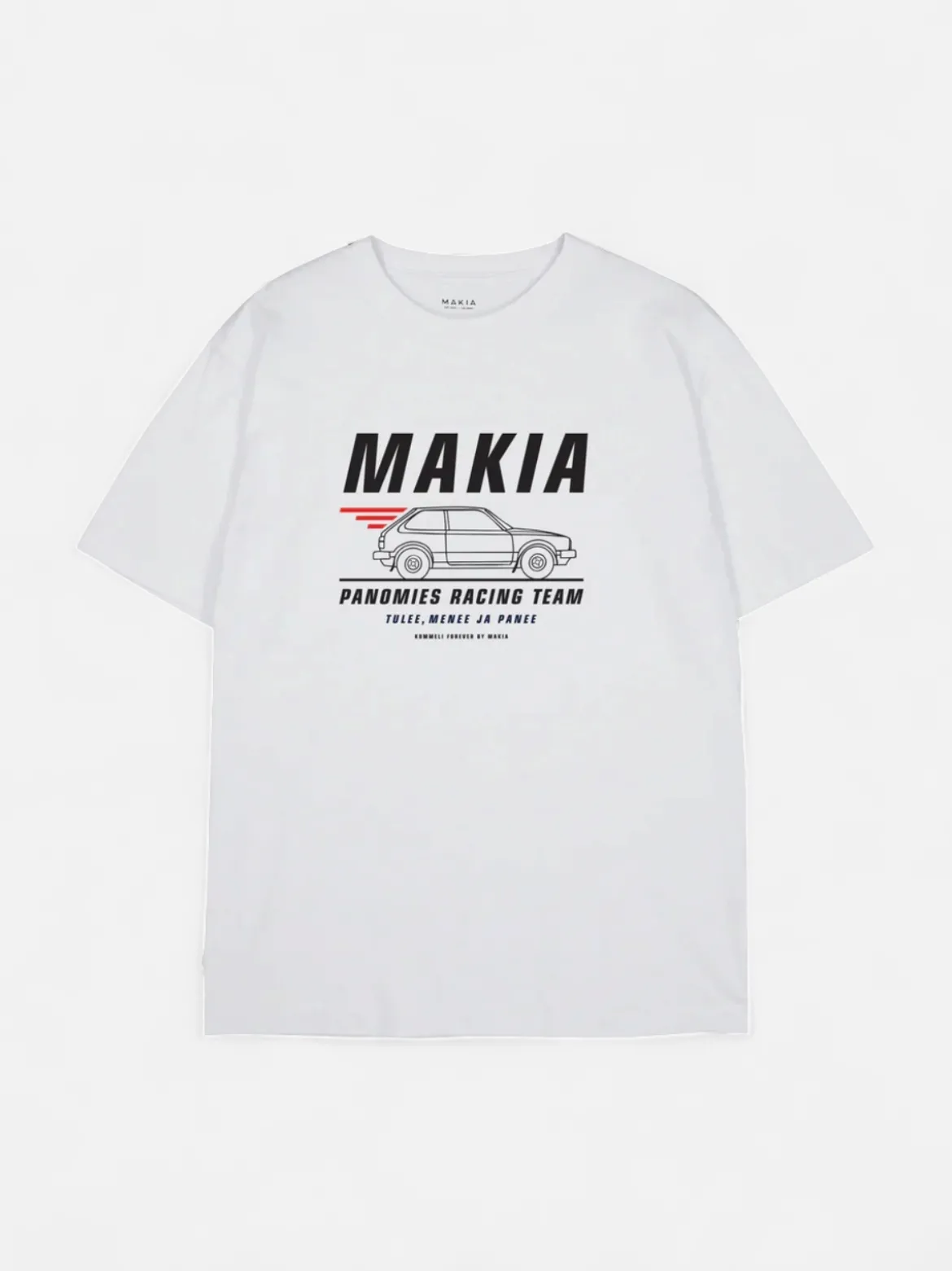 Makia Kummeli Racing T-shirt, valkoinen