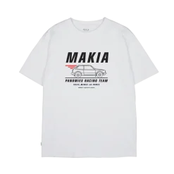Makia Kummeli Racing T-shirt, valkoinen
