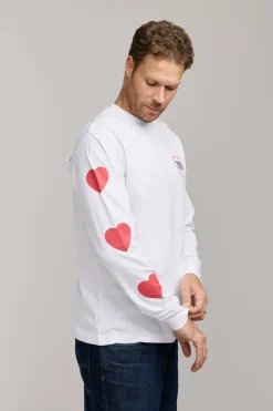 Makia Kummeli Seksipuhelin Long Sleeve, valkoinen