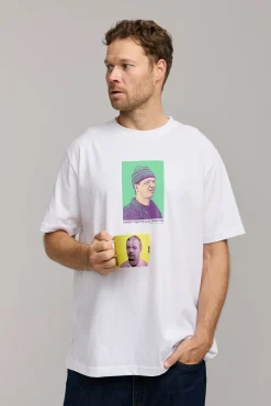 Makia Kummeli Ympäristöruutu T-shirt, valkoinen