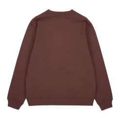 Makia miesten collegepaita Loon Sweatshirt, tummanruskea