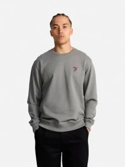 Makia miesten collegepusero, BERRY SWEATSHIRT Tummanvihreä